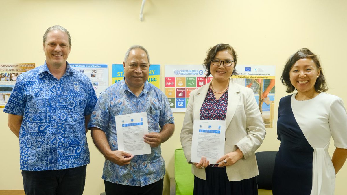 🎉 Exciting news! UNDP Pacific and FSM 🇫🇲, through the Department of Environment, Climate Change and Emergency Management, are set to embark on a groundbreaking partnership to strengthen climate-resilient land and coastal management 🙌. More here: undp.org/pacific/press-…