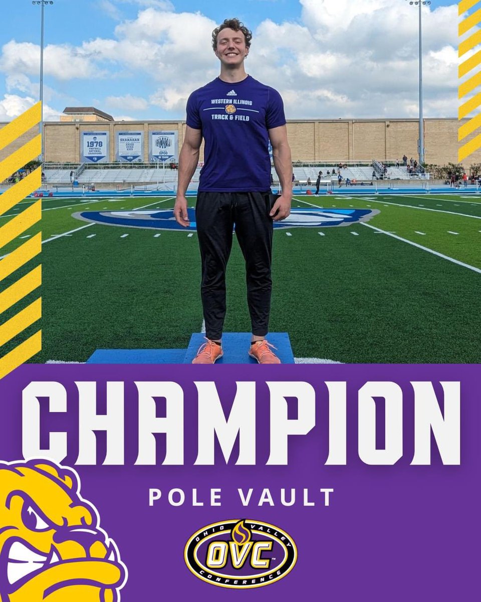 No. 1️⃣ Arnie Grunert sets an @OVCSports Outdoor meet record in the pole vault with a best height of 17-2.25, making him your 2024 OVC Outdoor Pole Vault Champion! #GoNecks | #OneGoal | #OVCit d