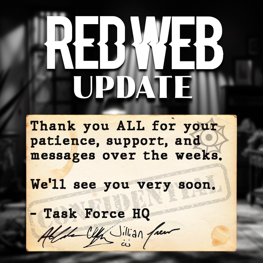 Red Web is not over! We miss you all and can’t wait to talk soon. ❤️🕸️
