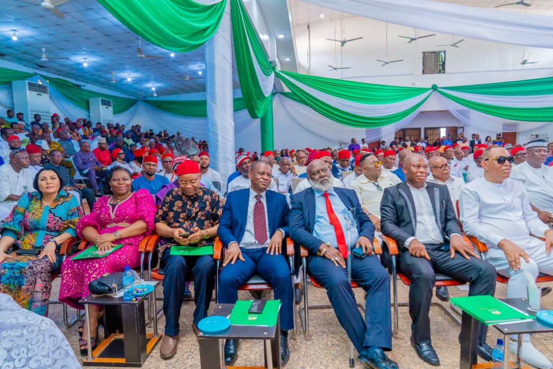 Hope_Uzodimma1's tweet photo. In my address at the 52nd Convocation Lecture of the University of Nigeria Nsukka (UNN), I emphasized the important role universities must play in charting a course for a New Nigeria. Under the theme "Why Universities should lead the way to a new Nigeria," I highlighted the importance of academic institutions as hubs of innovation, critical thinking, and problem-solving.

Research conducted by universities can provide viable solutions to contemporary challenges facing Nigeria. By leveraging their intellectual capital, academic institutions can offer insights into economic revitalization, social cohesion, and political stability. Through interdisciplinary collaboration and community engagement, universities can spearhead initiatives that drive progress and development nationwide.

As the Government continues to invest in higher education, it is imperative for university management to allocate resources effectively and foster a culture of accountability. By harnessing the power of academia, we can collectively propel Nigeria towards a brighter future built on knowledge, innovation, and inclusive growth.

- Hope Uzodimma