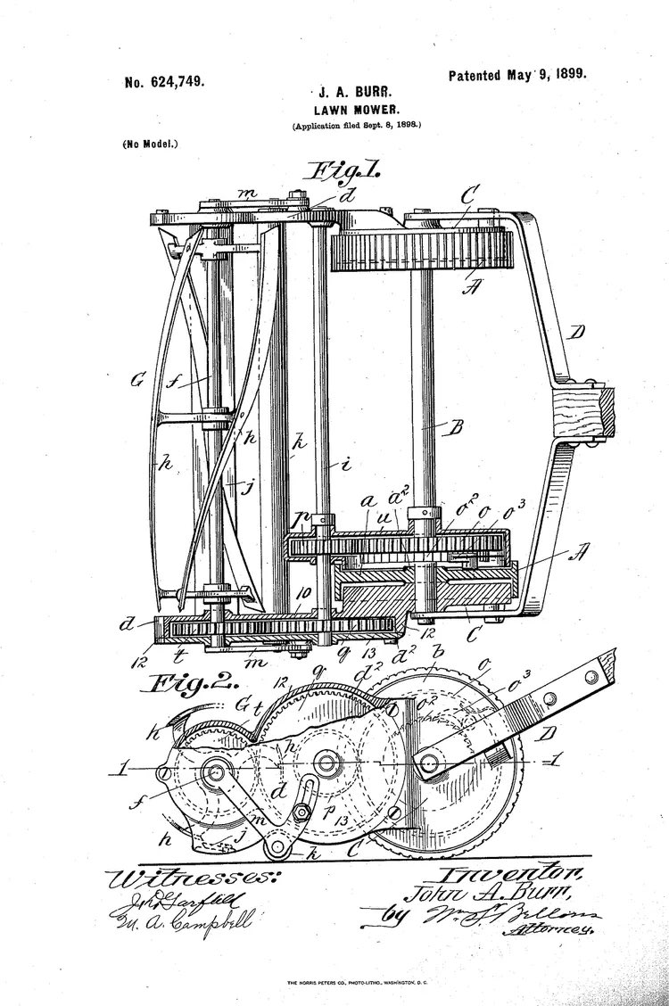 May 9, 1899

John Albert Burr patented an improved rotary blade for the lawn mower.

#AmericanHistory
#BlackHistory