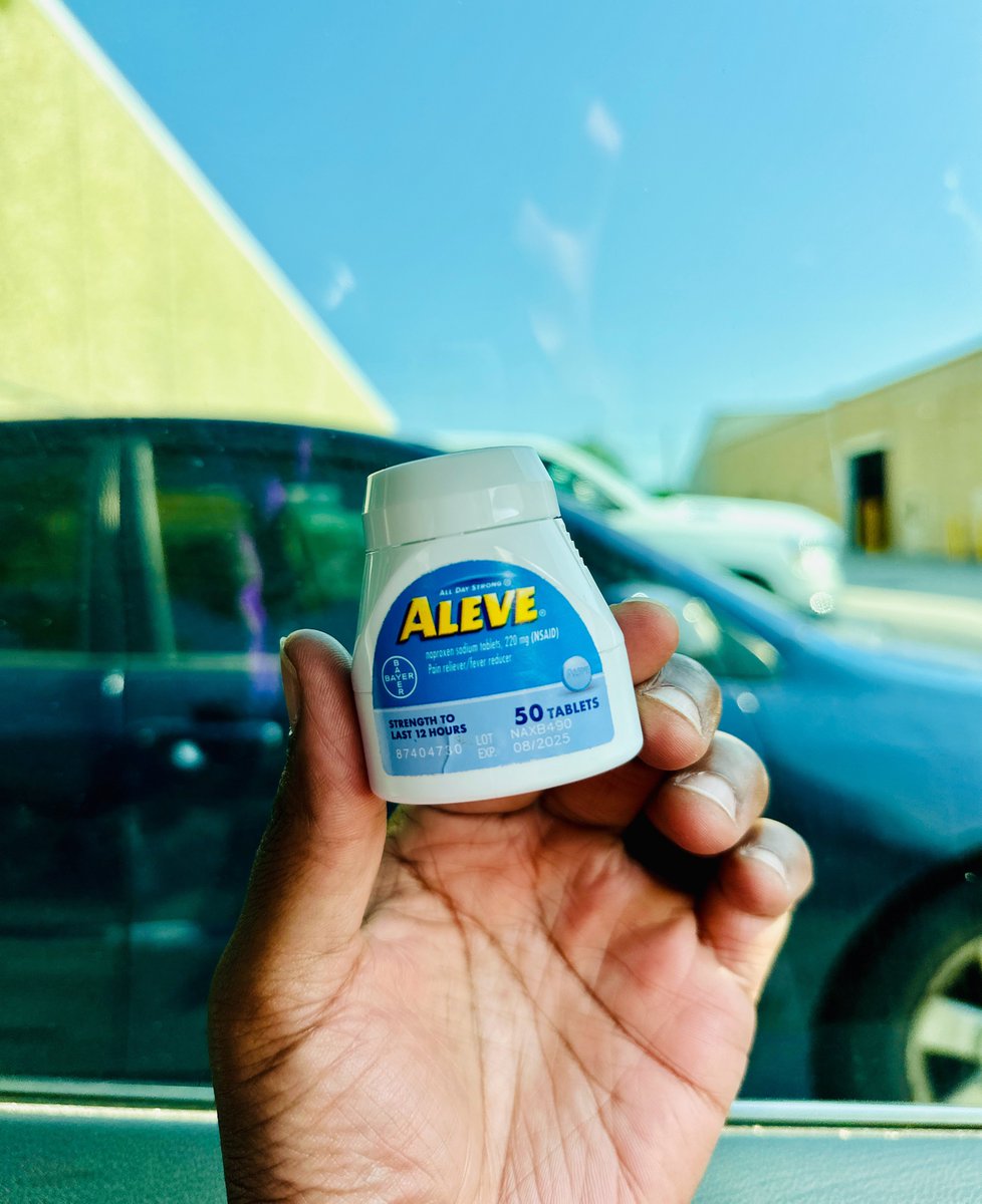 relief when I need it 💪🏾 @aleve