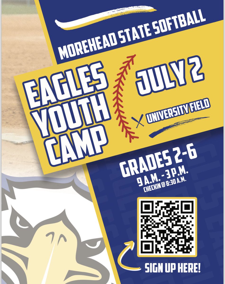 ATTENTION‼️ The Eagles will be hosting a Youth Camp! Help share the word so we can help shape the minds of young athletes🫶 playnsports.com/event/eagles-y…