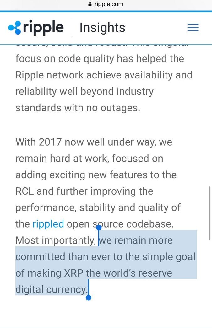 Trust the process. #XRP