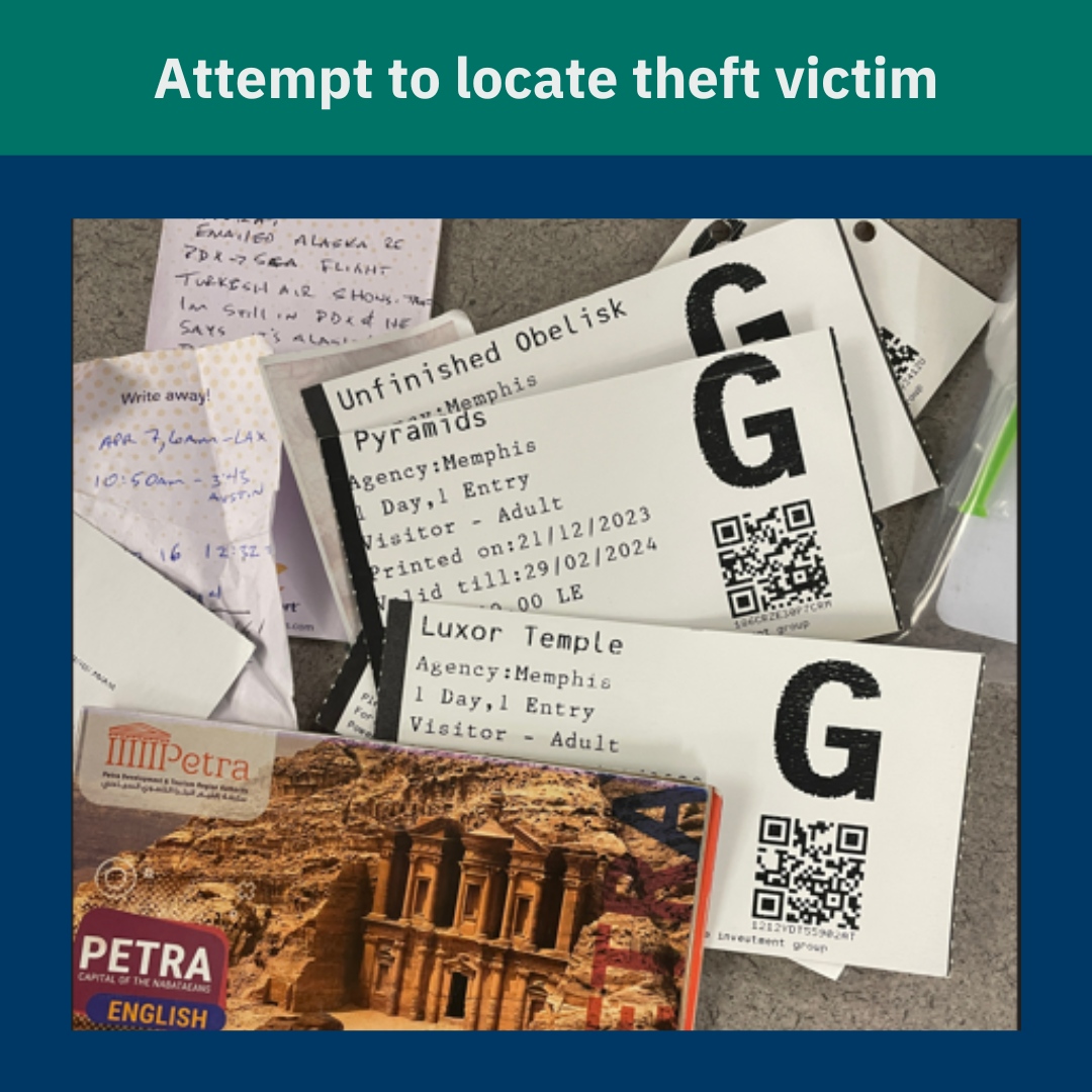 Our Property Crimes Unit recovered a considerable amount of stolen property. Items located with the stolen property include travel info related to a trip to Egypt. Contact Sgt. Jay Alie at jay.alie@cityofvancouver.us to determine if the property belongs to you. #vanpoliceusa