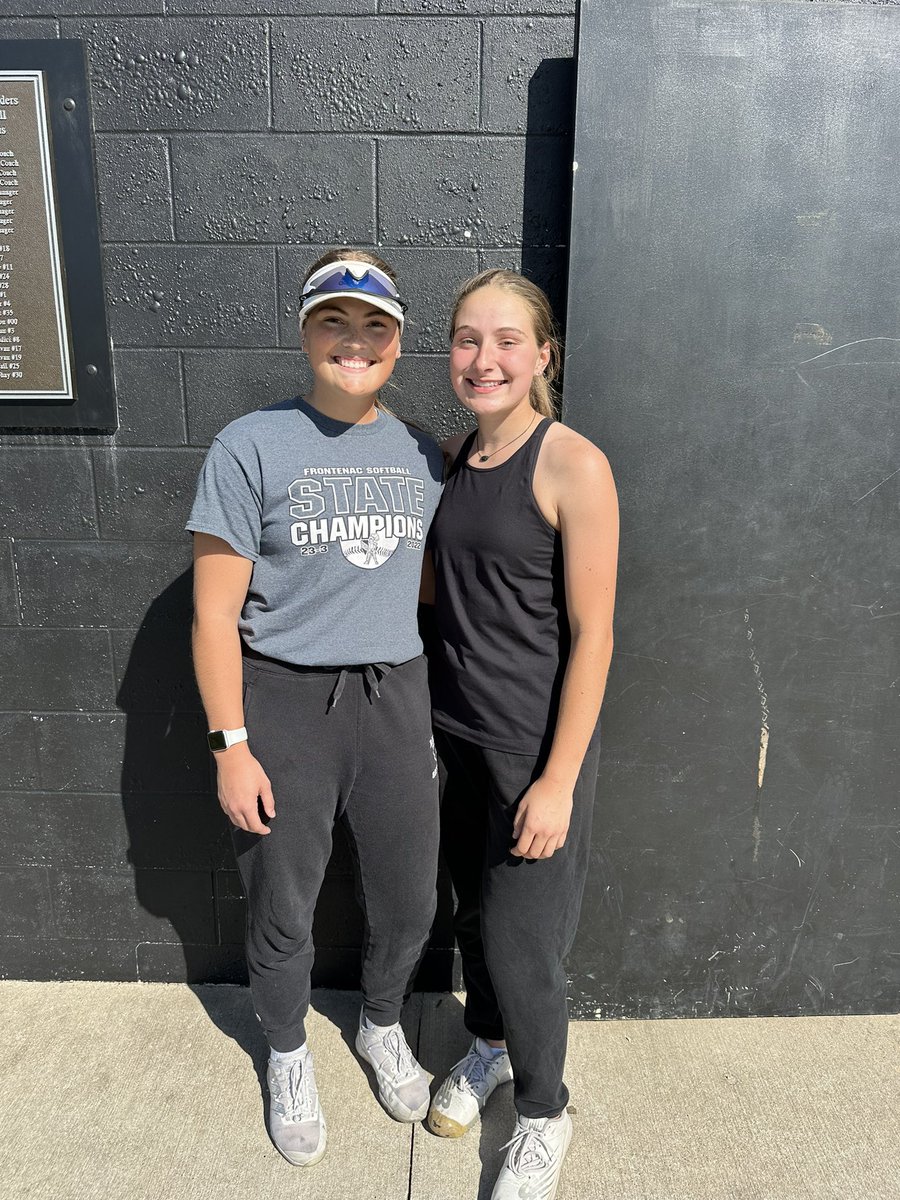 Today’s stop📍
Frontenac (3A🥎22-2)

The Raiders having a great season under HC Cassie Rhuems. They look to get back to stay hot and get to the state tournament. We will hear from then later tonight <a href="/sportsinkansas/">Sports in Kansas</a> #sportsinkansas