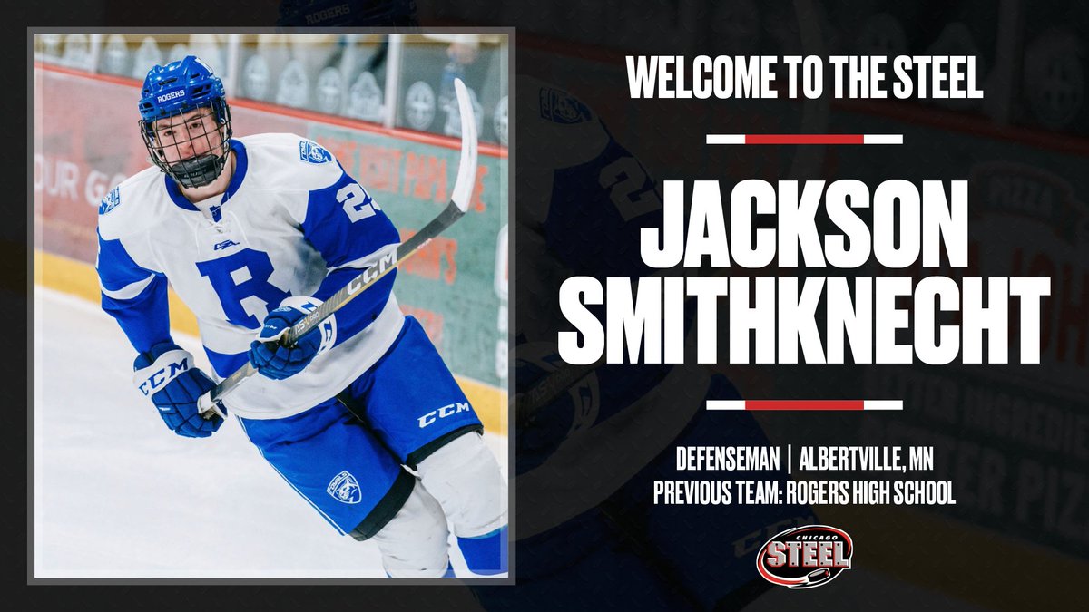 Introducing the two players acquired as future considerations included in a February 20, 2024 trade with the Sioux Falls Stampede.

Welcome to the Steel, John and Jackson! 🤝

#FeelSteel