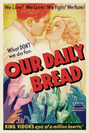 Hoy se celebra el el Día Mundial del #ComercioJusto.

'El pan nuestro de cada día' (Vidor, 1934) narra la historia de un agricultor luchando contra las dificultades económicas y sociales impuestas por grandes corporaciones y sistemas injustos.