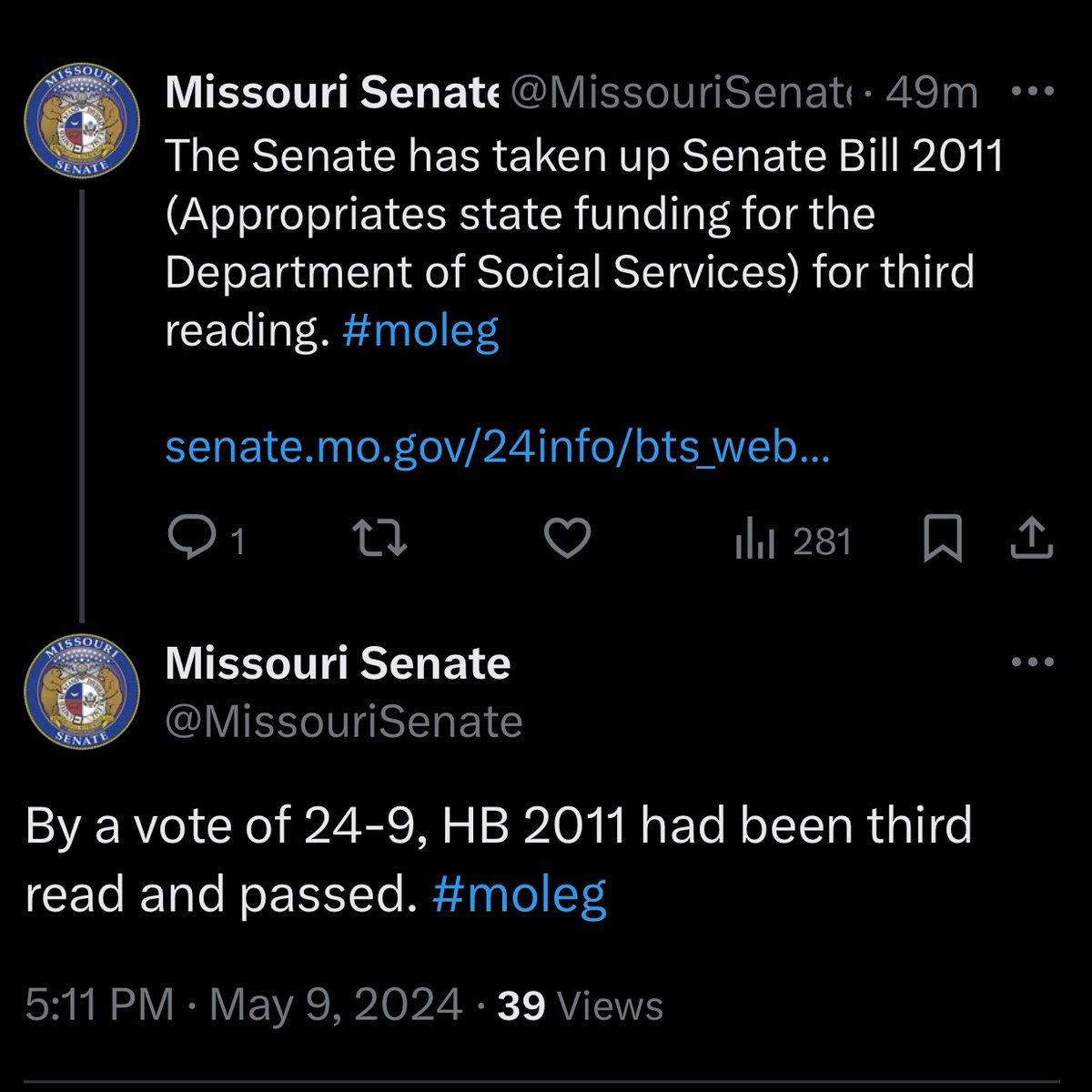 Nine GOP Senators just voted AGAINST funding postpartum healthcare for #MO women Missouri has one of the highest maternal mortality rates. New moms die in Missouri at a higher rate than in most other states. Thankfully, Senate Dems delivered the votes to pass this vital funding