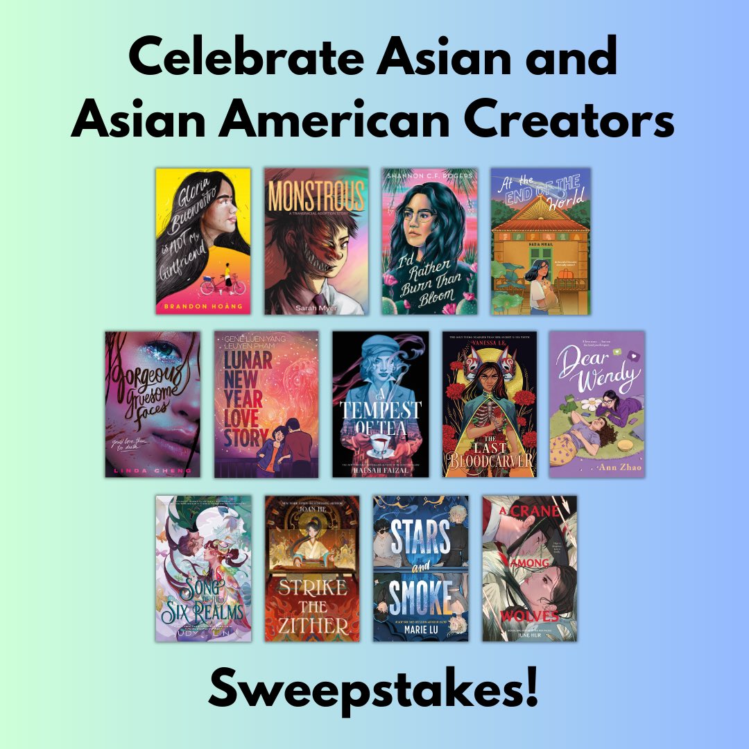To celebrate #AAPIHeritageMonth @FierceReads is doing a sweepstakes! Win awesome AAPI books including LUNAR NEW YEAR LOVE STORY by LeUyen Pham and me! bit.ly/3WrQXMm