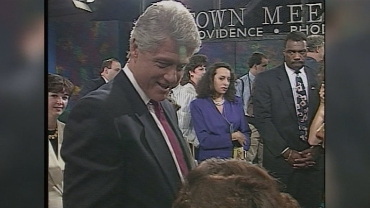 Gallery: Remembering President Bill Clinton's 1994 visit to WJAR for a '10 Town Meeting.' bit.ly/3WxD5ju