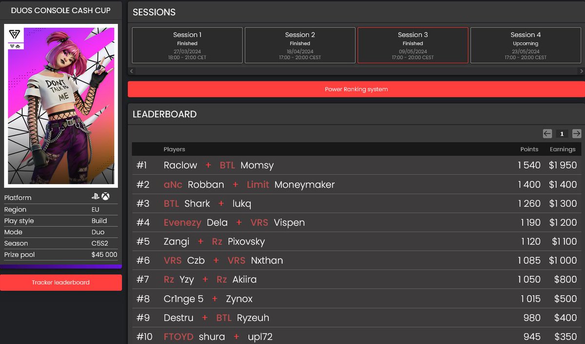 Rz Spidryx ๐ต๐ธ๐ฑ๐ง๐ณ๐จ (@spidryx) on Twitter photo the <a href="/ConsolepediaRz/">Consolepedia by Rz</a> has been updated for cash cup build and no build in EU
to view the links :
๐ธNo Build : app.realityzone.fr/consolepedia/eโฆ
๐นBuild : app.realityzone.fr/consolepedia/eโฆ the <a href="/ConsolepediaRz/">Consolepedia by Rz</a> has been updated for cash cup build and no build in EU
to view the links :
๐ธNo Build : app.realityzone.fr/consolepedia/eโฆ
๐นBuild : app.realityzone.fr/consolepedia/eโฆ