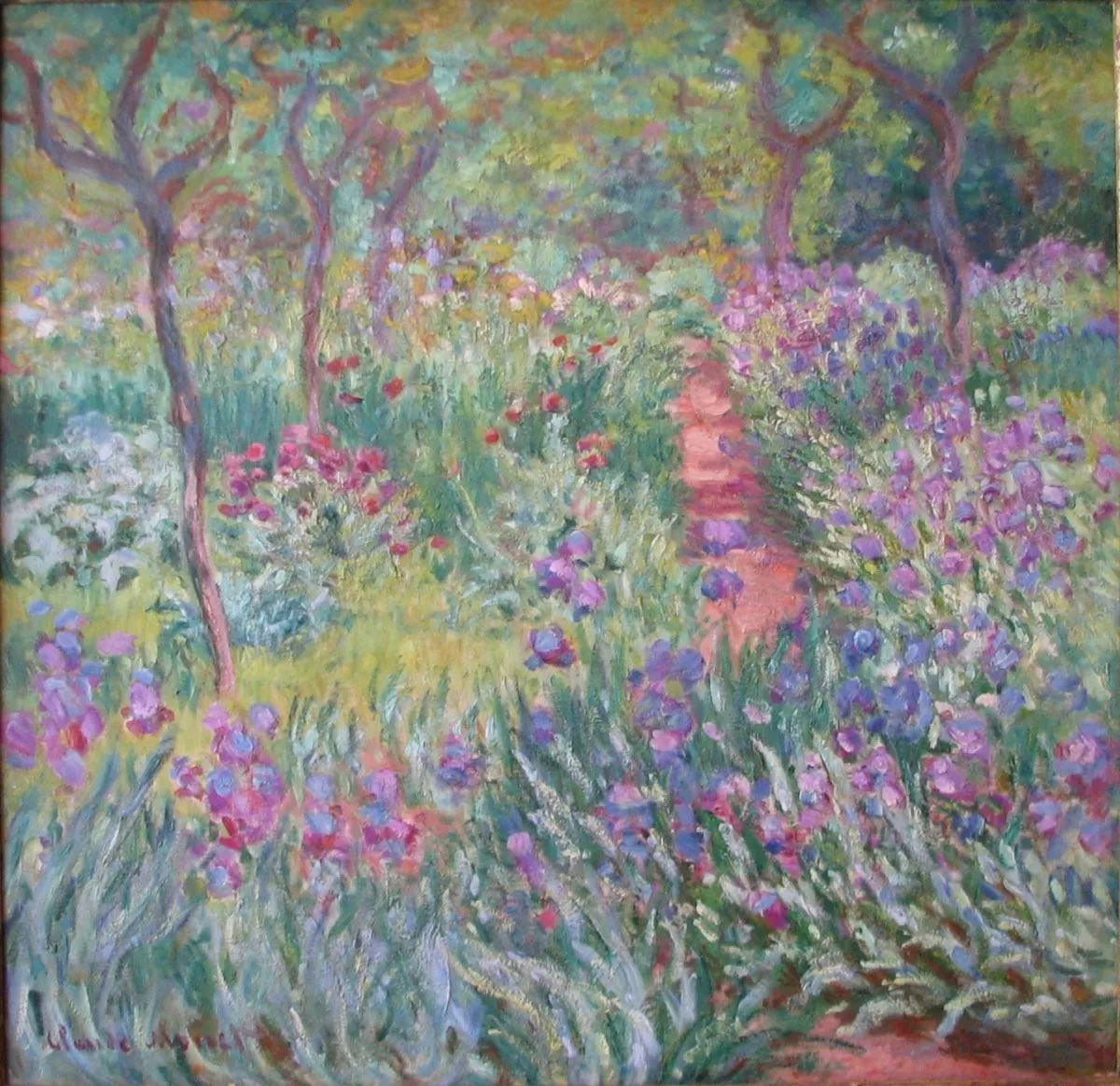 Claude Monet's floral paintings