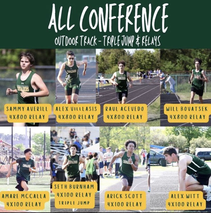 Blessed to be named All-Conference in Track!
Placed top 5 in the 100m and 200m and placed 1st in the 4x100 relay, very proud of my teammates Amare M, <a href="/Arickscott2/">arick scott jr</a> ,and <a href="/sethburnhamjr1/">seth “slash” burnham jr</a> 

<a href="/TheCoachAlcorn/">Tyus Alcorn</a> 
<a href="/GreenRB21/">R.B. Green</a> 
<a href="/CoachDowl/">Coach Ras-I Dowling</a> 
<a href="/NavyCoachYo/">Mick Yokitis</a> 
<a href="/Coach_Poppe/">Jonathan Poppe</a> 
<a href="/CoachJMNichols/">Jason Nichols</a>