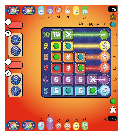 efeprat's tweet image. Luego he aprendido a meterme en mesas abiertas por otros y así es como he conseguido volver a perder partidas, sí, pero esta vez contra humanos. Una a #LevelX y otra a #LostCities.