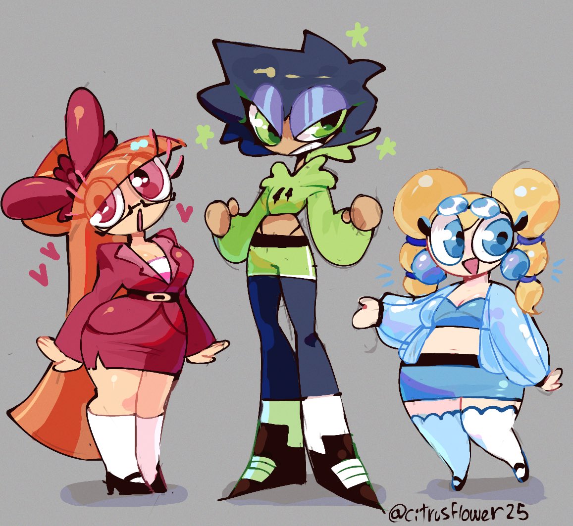 My take on the ppg as adults! #PowerpuffGirls #CartoonNetwork