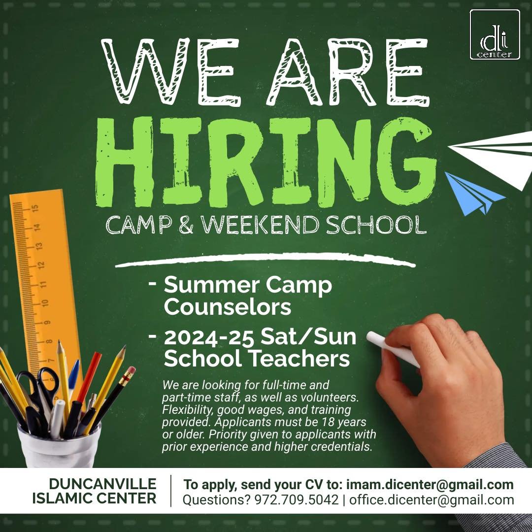 WorkHalal's tweet image. Duncanville, TX
facebook.com/photo/?fbid=30…

#Texas  #jobvacancy #HIRINGNOW  #masjid #Muslim  #Islam