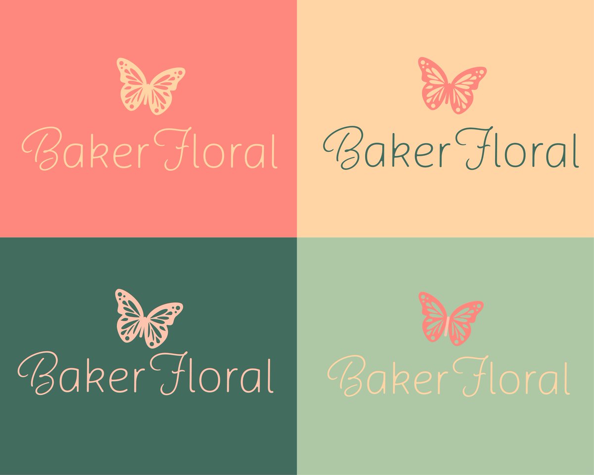 Baker Floral Brand Design 
#BrandDesign
#GraphicDesigners