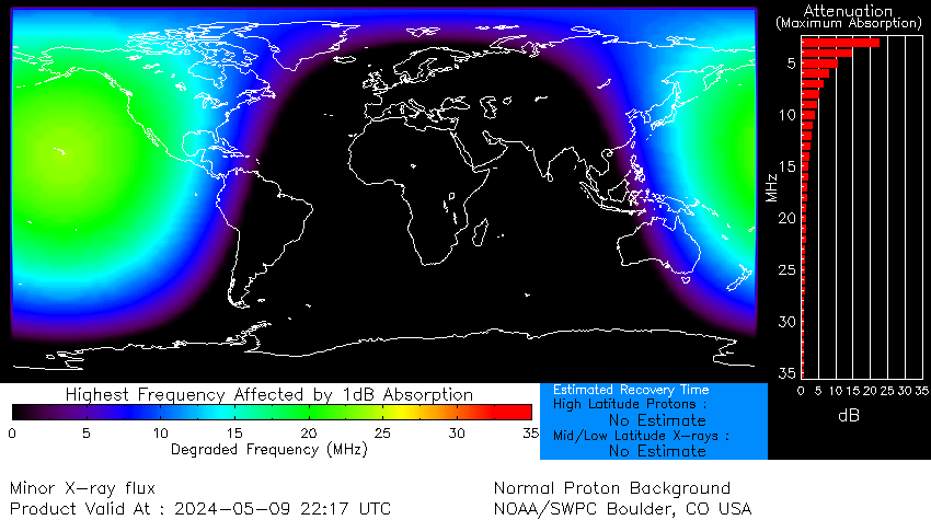 Minor R1 radio blackout in progress (≥M1 - current: M1) Follow live on spaceweather.live/l/flare