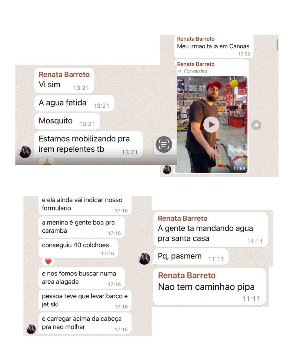 AnaPaulaVolei's tweet image. Um dia, eu espero poder contar para vocês o que essa mulher está fazendo pelo RS. Os pedidos de ajuda e logística que ela posta em suas redes para gerar conectividade não são um milésimo do que ela está fazendo e não mostra - pq ela está ocupada em ajudar. 

Ela não sabe dessa…