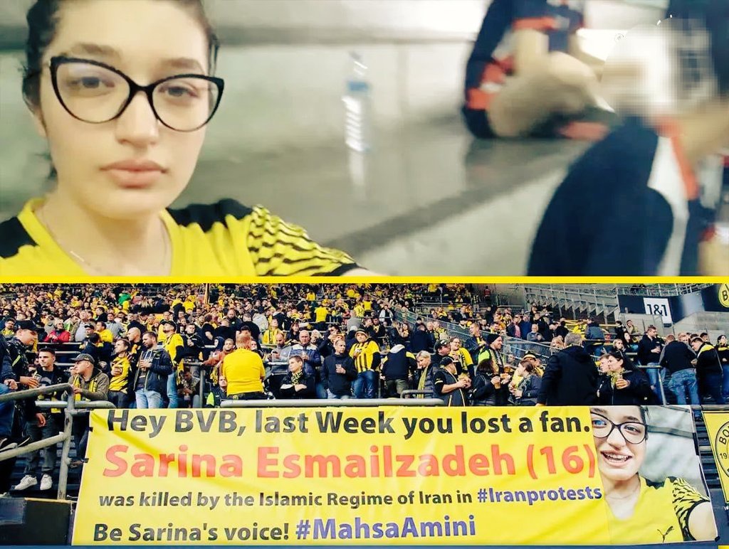 @BVB @realmadrid در بازی فینال فراموش نکنید که یک هوادار شانزده ساله ایرانی هنوز قلبش با شما زردهاست 💛💛💛💛💛💛💛💛💛
#سارینا_اسماعیل‌زاده 
#SarinaEsmaeilZadeh