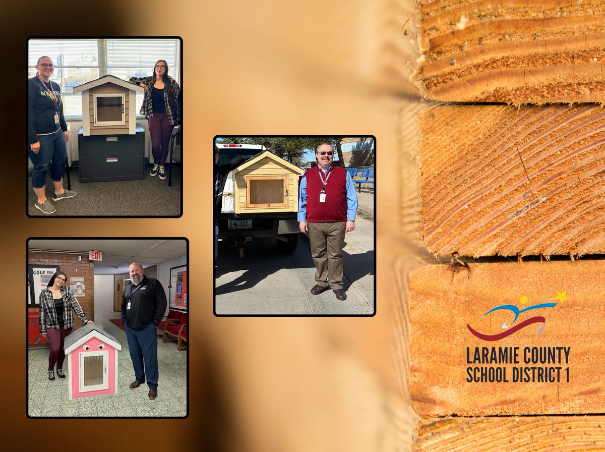 South High's construction students built three Little Free Libraries—they were delivered to Cole, Afflerbach and Fairview Elementary.

Awesome work!

#elevateLCSD1
#LittleFreeLibrary