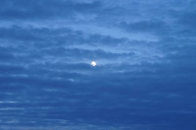 Clouds and the moon #photography #moon #photooftheday