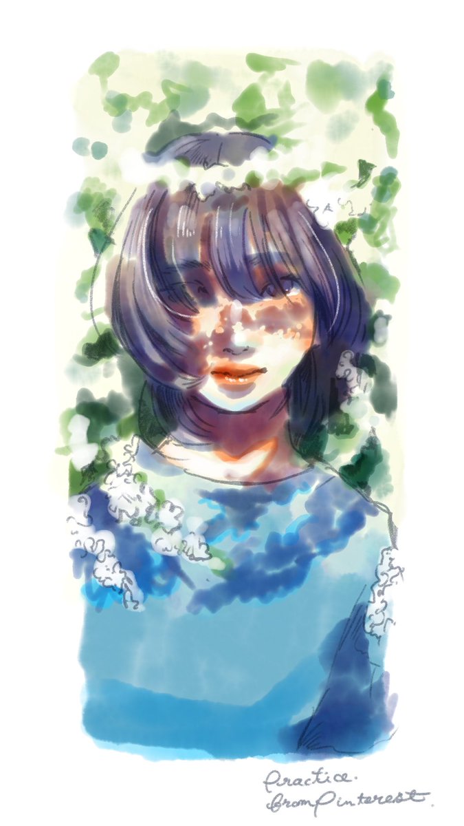 「Practice : Reproduction from photograph.」|渡邊 春菜のイラスト