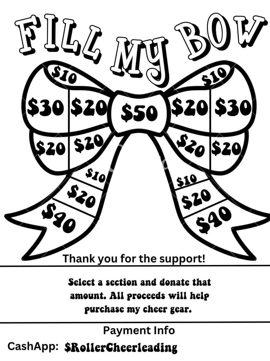 SHcheerleading's tweet image. We are currently running a fundraiser to help the girls pay for their cheer gear and all things cheer. Please consider making a money donation!! Thank you!!