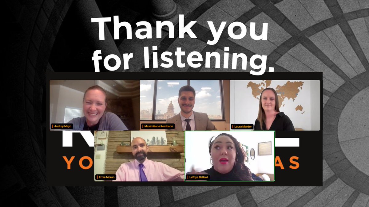 Thank you for listening to Texas teachers! The recording of today's webinar will be available to registered attendees soon. Stay tuned!