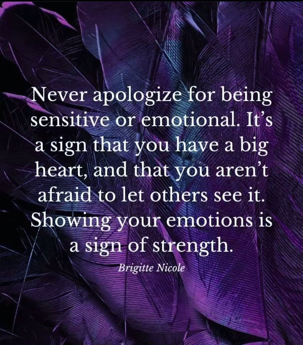 Showing your emotions is a sign of #Strength … 
— #BrigitteNicole …. 
🦋🔥💪🏾🌱
#StrengthFromStruggle #TheFutureLooksBright #KeepGrowing #Growth #KeepStackingSmallWins #WorkInProgress #EmbraceTheJourney #OwnYourLife