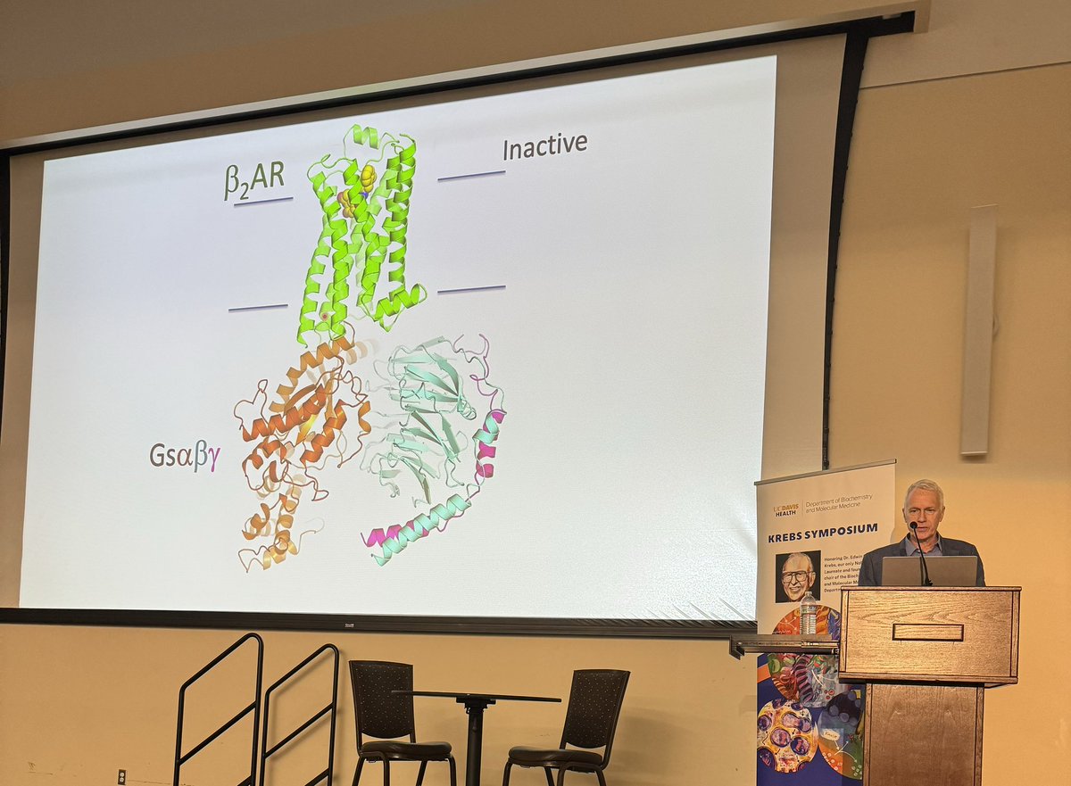 L. Fernando Santana 🇵🇷 (@lfsantana68) on Twitter photo Professor Brian Kobilka delivering the keynote presentation during the 2024 Ed Krebs Symposium <a href="/UCDavisMed/">UCDavisMedSchool</a> <a href="/UCDBMM/">UC Davis Biochemistry & Molecular Medicine</a> Professor Brian Kobilka delivering the keynote presentation during the 2024 Ed Krebs Symposium <a href="/UCDavisMed/">UCDavisMedSchool</a> <a href="/UCDBMM/">UC Davis Biochemistry & Molecular Medicine</a>