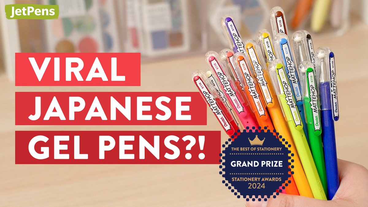Did you know there are stationery awards in Japan? 🏆🤔 Watch our new video to see the winners and what award they won✨👀 youtube.com/watch?v=esfRTq…