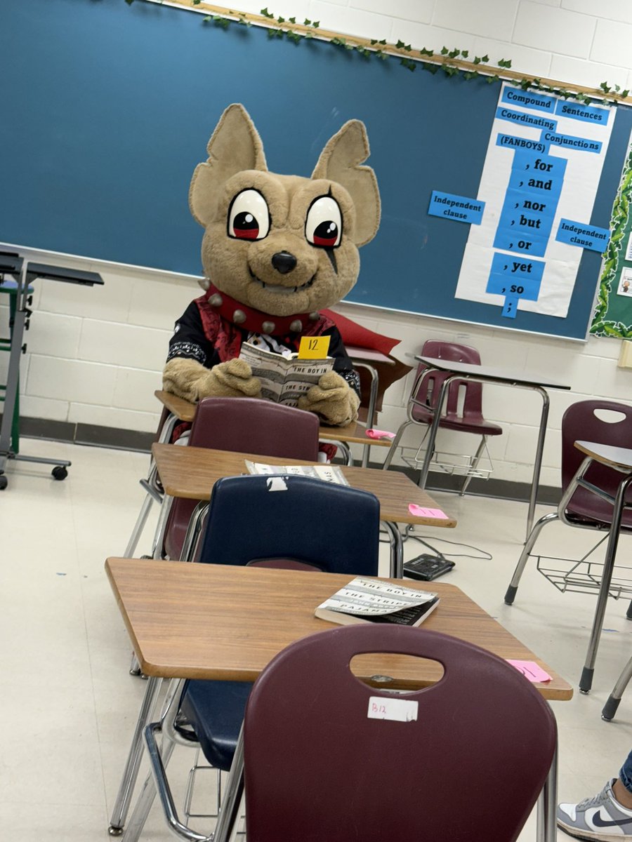 We surprised our teachers with a special visit from Chico and a special baseball treat! Our teachers are amazing! @Ensor_MS