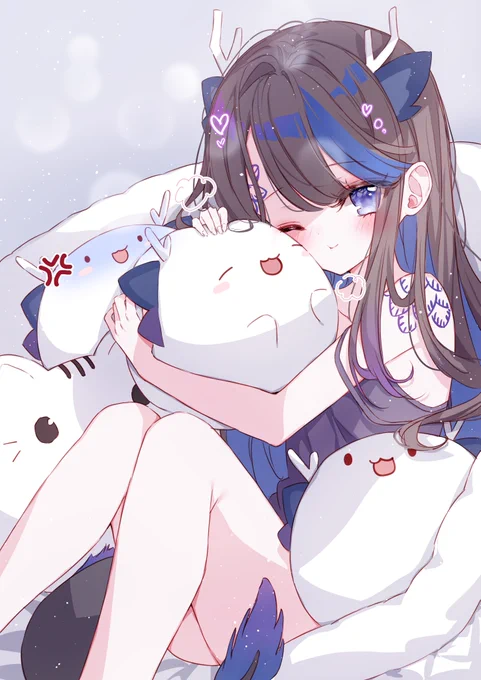 もふもふ。。ぷよぷよ。。  #Knart