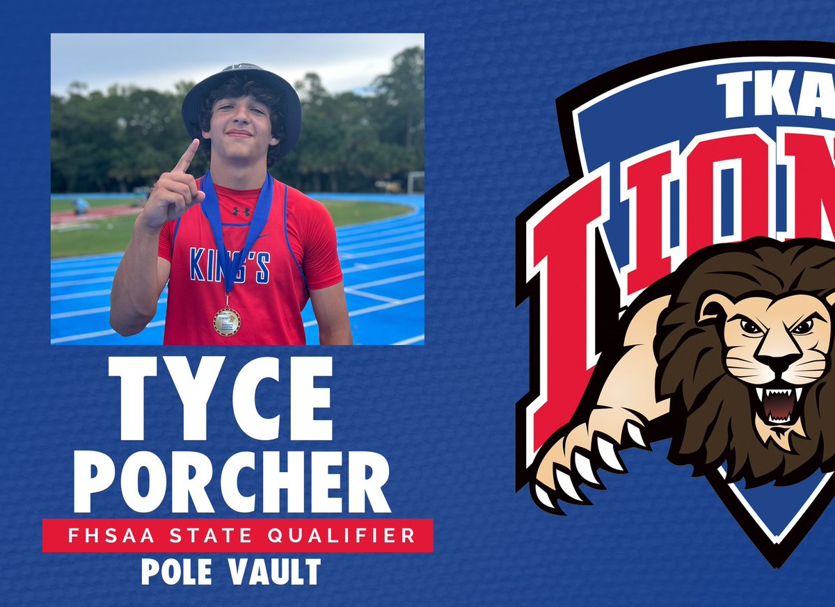 It’s official! Tyce Porcher has qualified for state in the pole vault! #tkatrack @tkaliontrackwpb @TKAWPB @pbphighschools @ESPNWestPalm