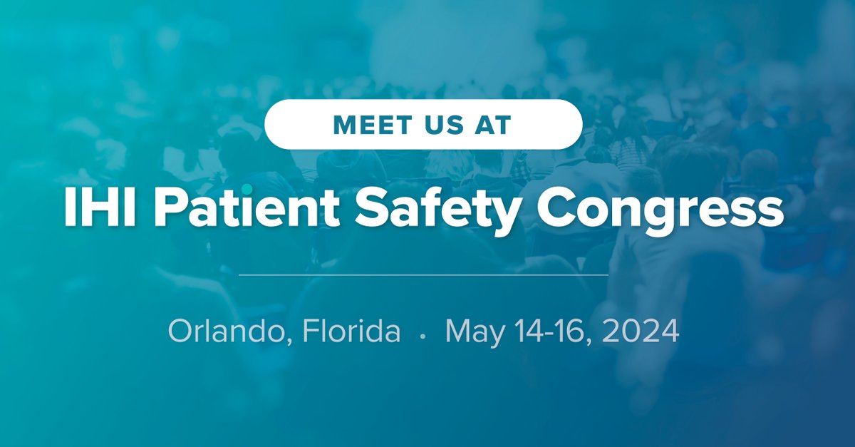 VigiLanz is attending next week's IHI Patient Safety Congress in Orlando, Florida! Swing by our booth to meet our team and learn how we're revolutionizing patient safety for both inpatient and outpatient facilities: vigi.ink/4aVm07T
#IHICongress #PatientSafety