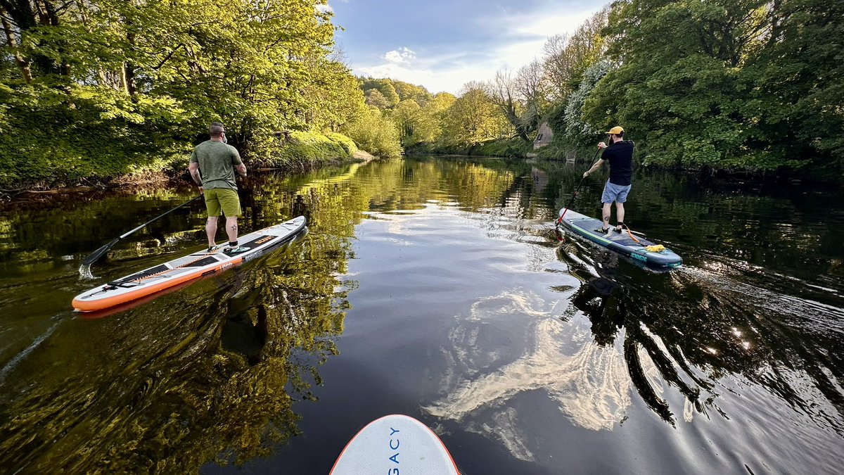 MarkColledge92's tweet image. Suns out, paddle boards out ☀️ the paddling season has officially begun! Great catch up with the lads.