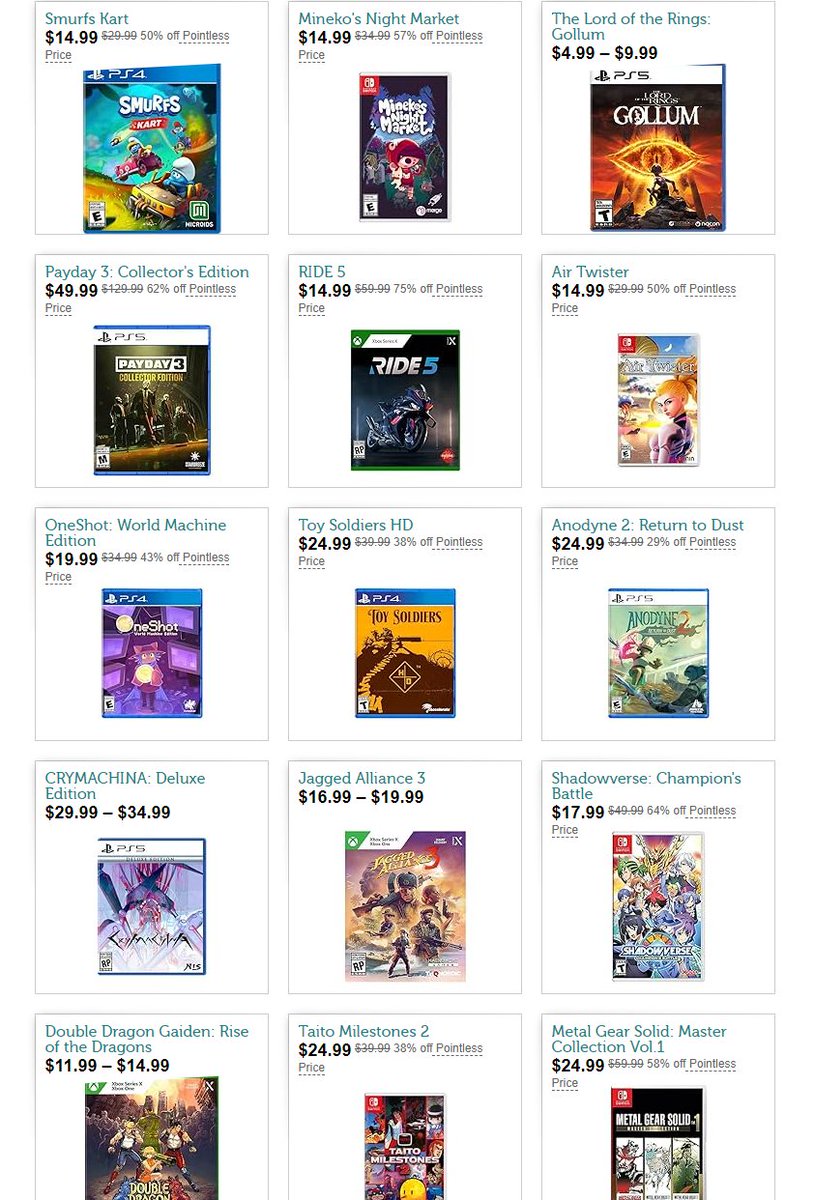 Video Game Favorites sale on Woot (new price drops) bit.ly/446ahAw #ad