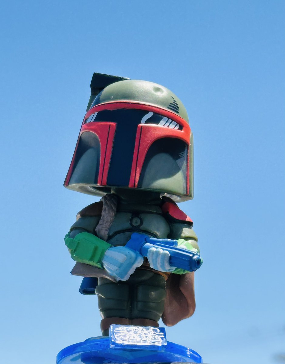 nightbodega's tweet image. Fett looking at the sky reading for flight. @OriginalFunko #Funko #FOTM #FunkoStarWars
