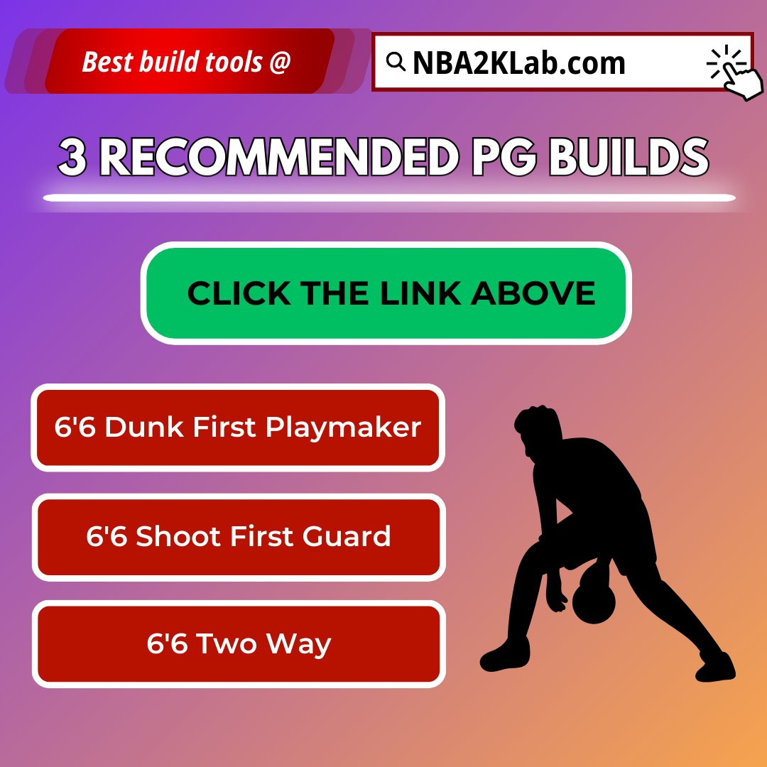 Top 3 Recommended PG Builds on #NBA2K24 Here nba2klab.com/2k24-recommend…