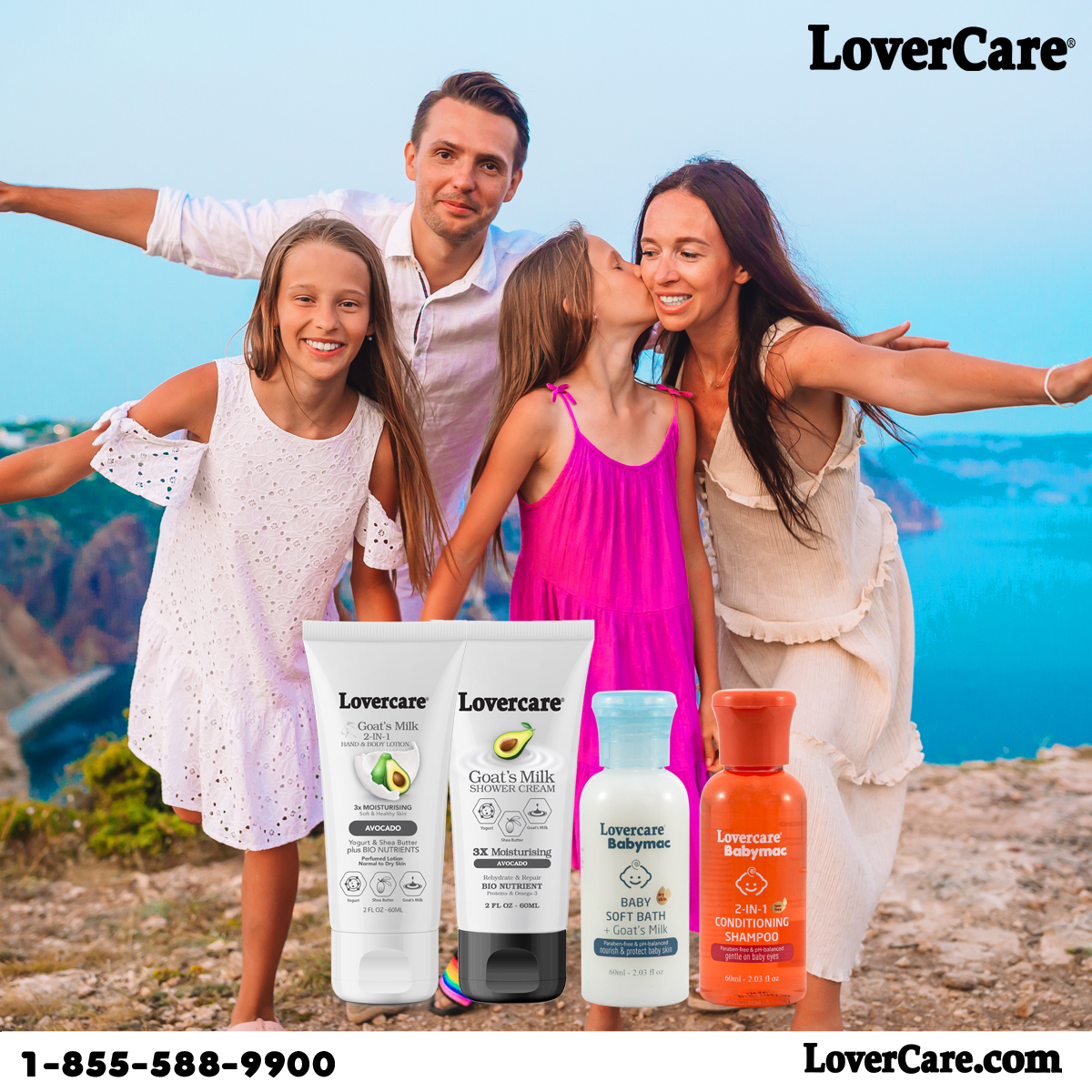 ⛱Mobility for the whole family with travel size!🏝 Indulge in the excellence of our Goat Milk Hand & Body Lotion by LoverCare. We are pleased to introduce a refined, compact size tailored for convenience, perfect for slipping into purses and pockets. 🌐bit.ly/3C1cpws