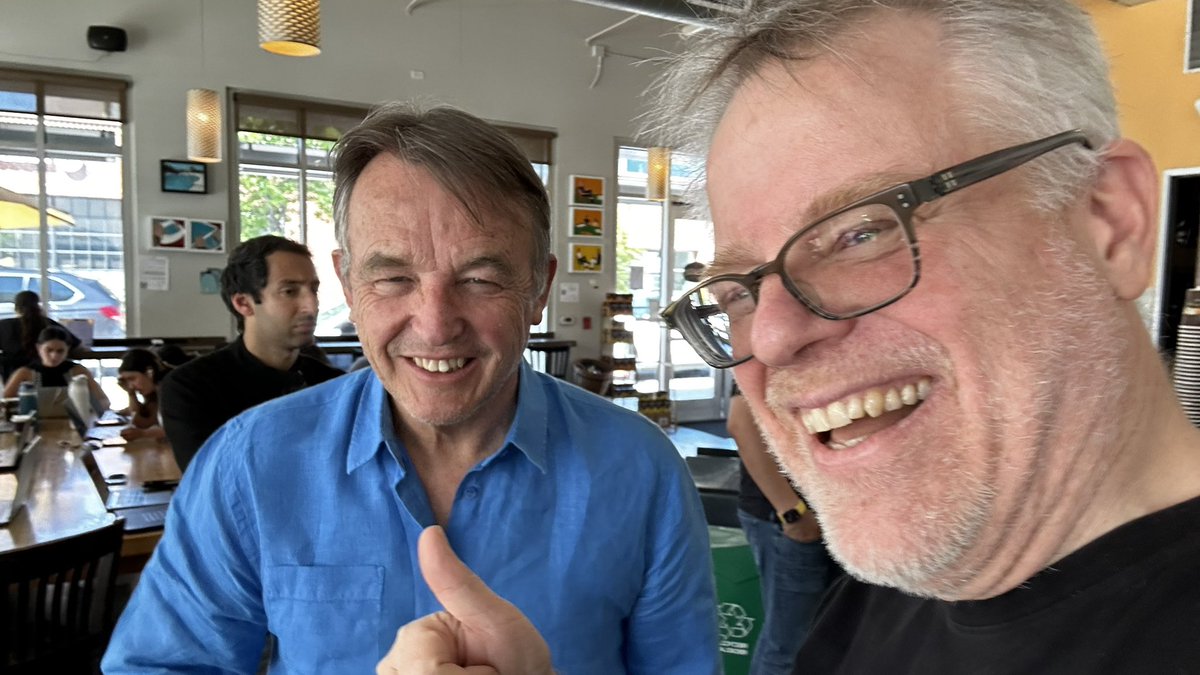 The guy who runs @TEDTalks asked me to coffee. His question: what is the role of human beings in a post AI world? I showed him my Holodeck list here on X. It has 600 companies that are going to turn us into creative super humans. @TEDchris has a great life. Everyone he meets