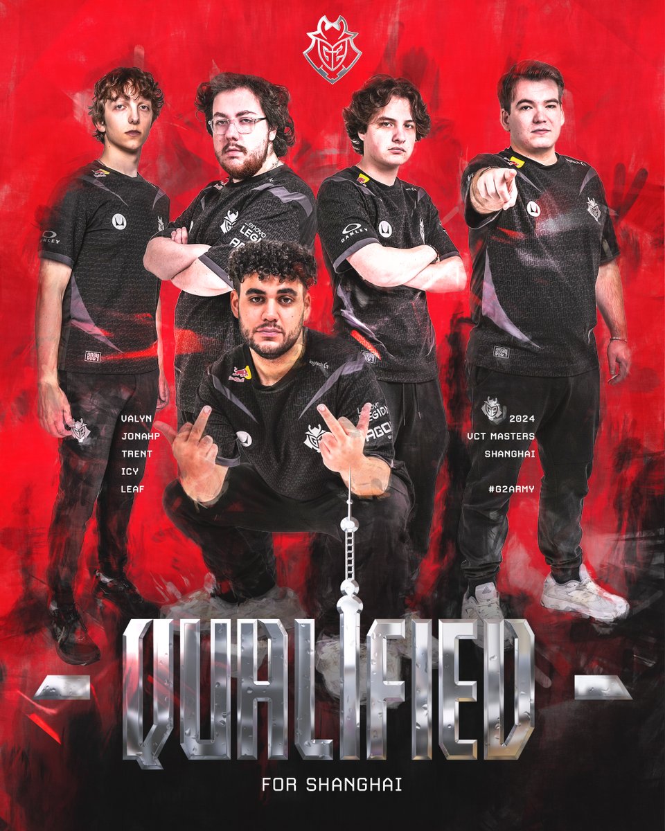 THE G2 ERA IS HERE WE QUALIFY FOR MASTERS SHANGHAI 🇨🇳