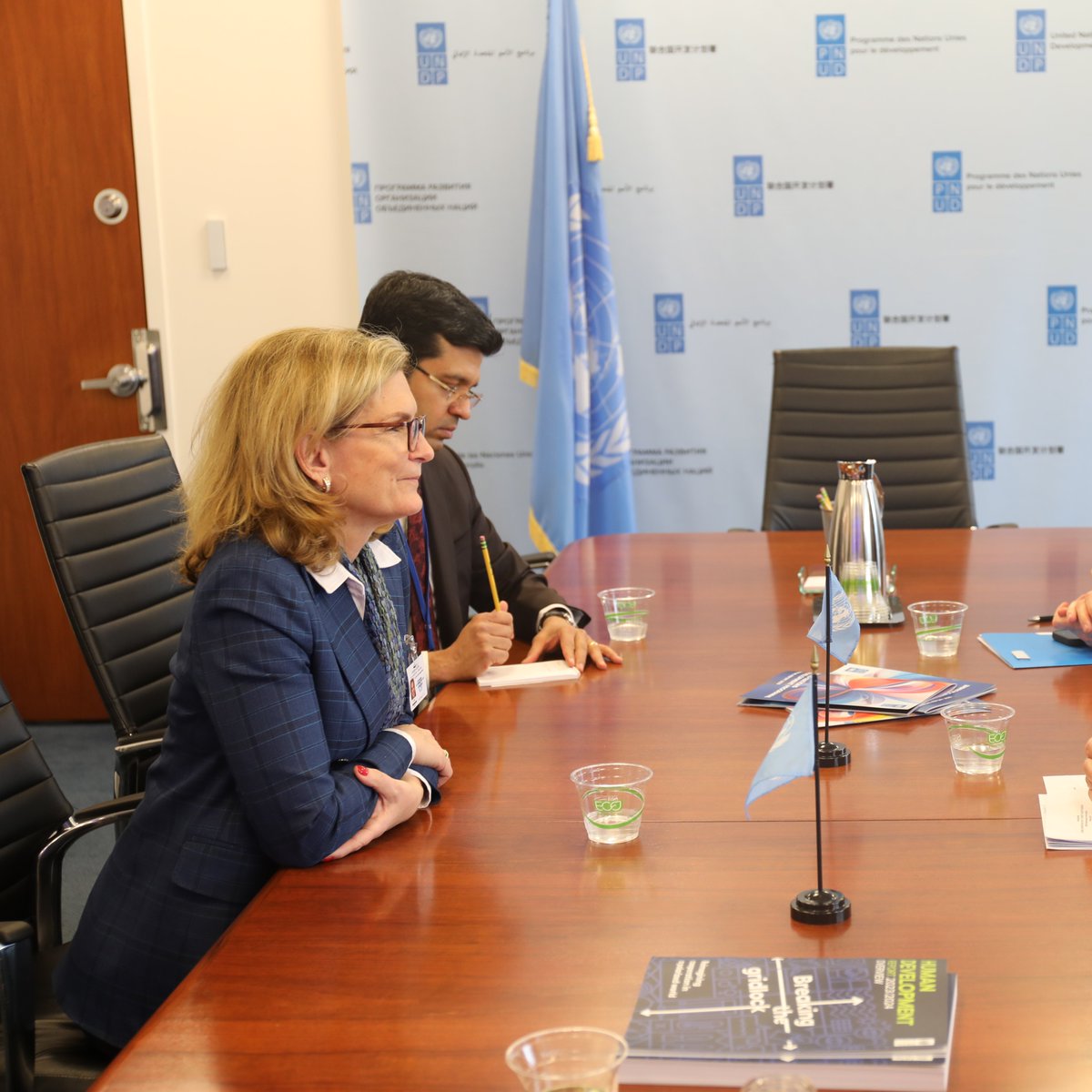 A great pleasure to meet with Doreen Bogdan @ITUSecGen, Secretary-General of @ITU We reaffirmed @UNDP+ITU strong collaboration to close the #digitaldivide & to support countries accelerate inclusive #DigitalTransformation.