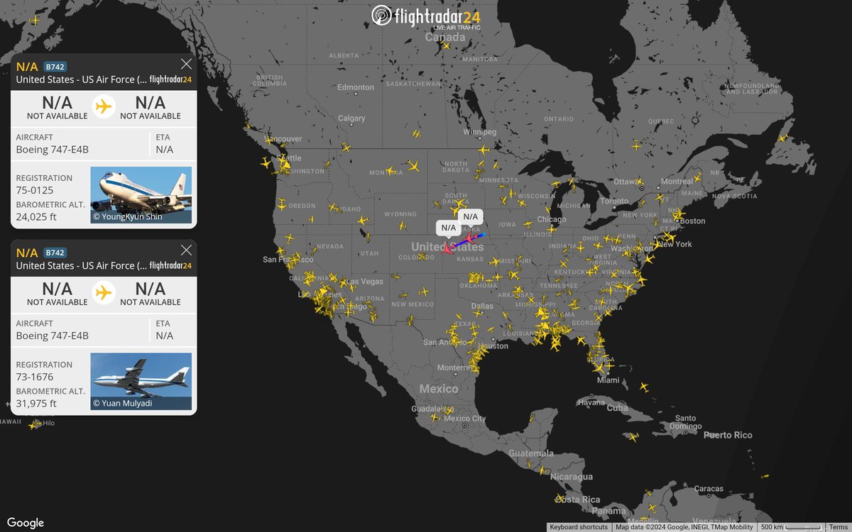 Seeing double. E-4B x2 
#ADFEB3 / 73-1676
#ADFEB6 / 75-0125