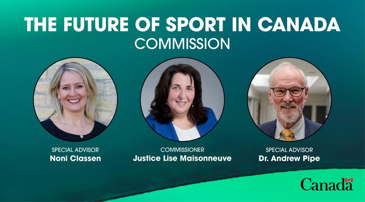 Justice Lise Maisonneuve appointed Commissioner to lead the Future of Sport in Canada Commission. 🔗 Learn more: canada.ca/en/canadian-he…