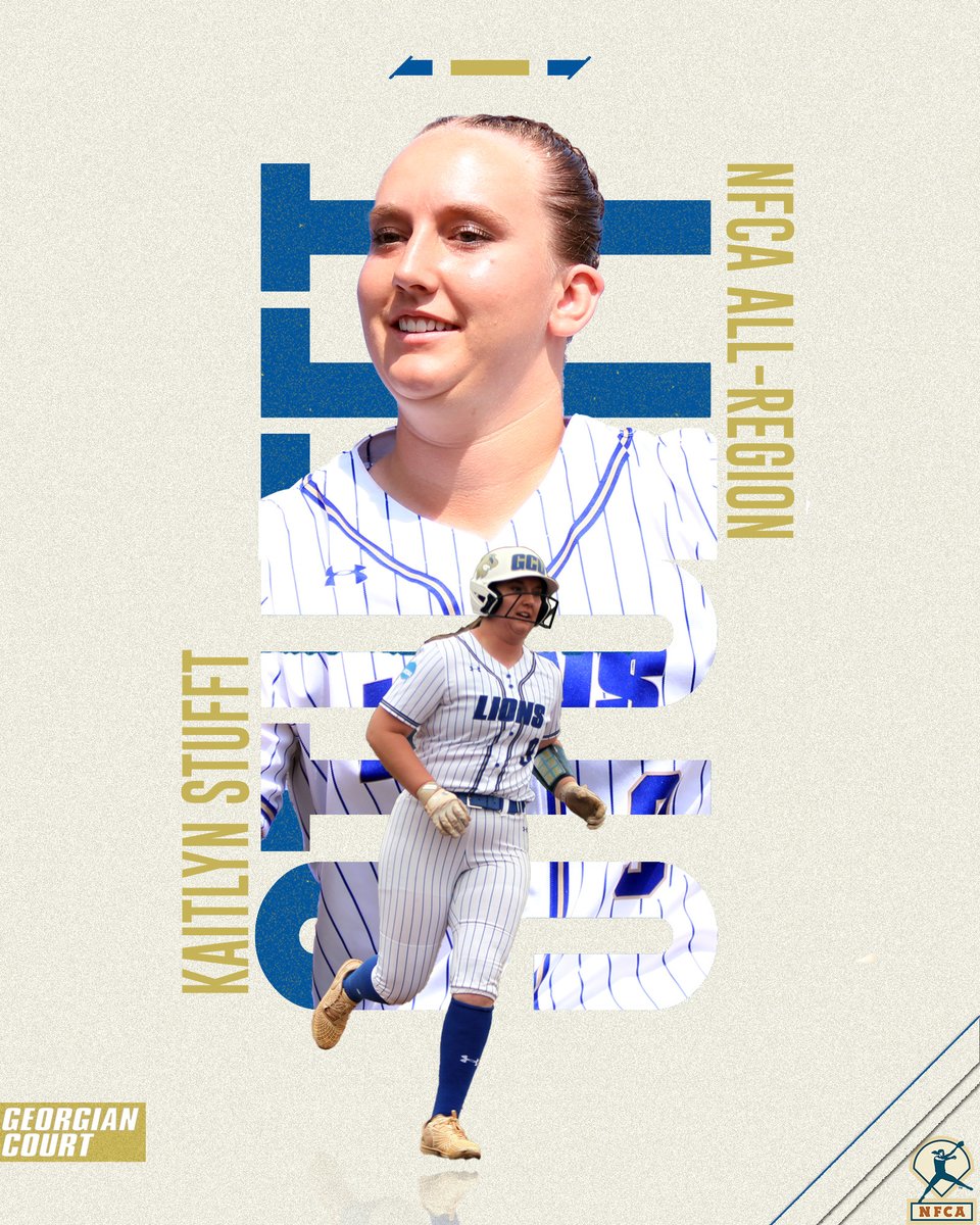 Now a 3 time NFCA All-Region selection, congratulations <a href="/gcusb/">GCU Softball</a> Kaitlyn Stufft! #GoLions
gculions.com/news/2024/5/9/…