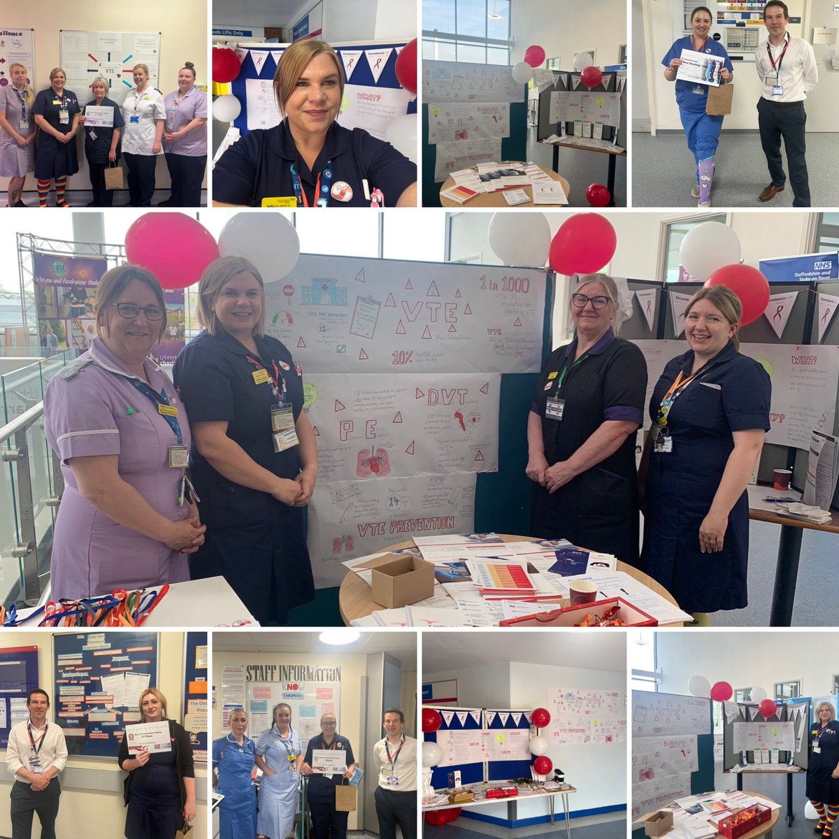 Emluxford40's tweet photo. 🩸National Thrombosis Week🩸
Thank you to all who have taken part. 
Let’s do it all again next year! @teamqualityuhnm @PlattDavies @UHNM_NHS https://t.co/LyzHtSzcRv