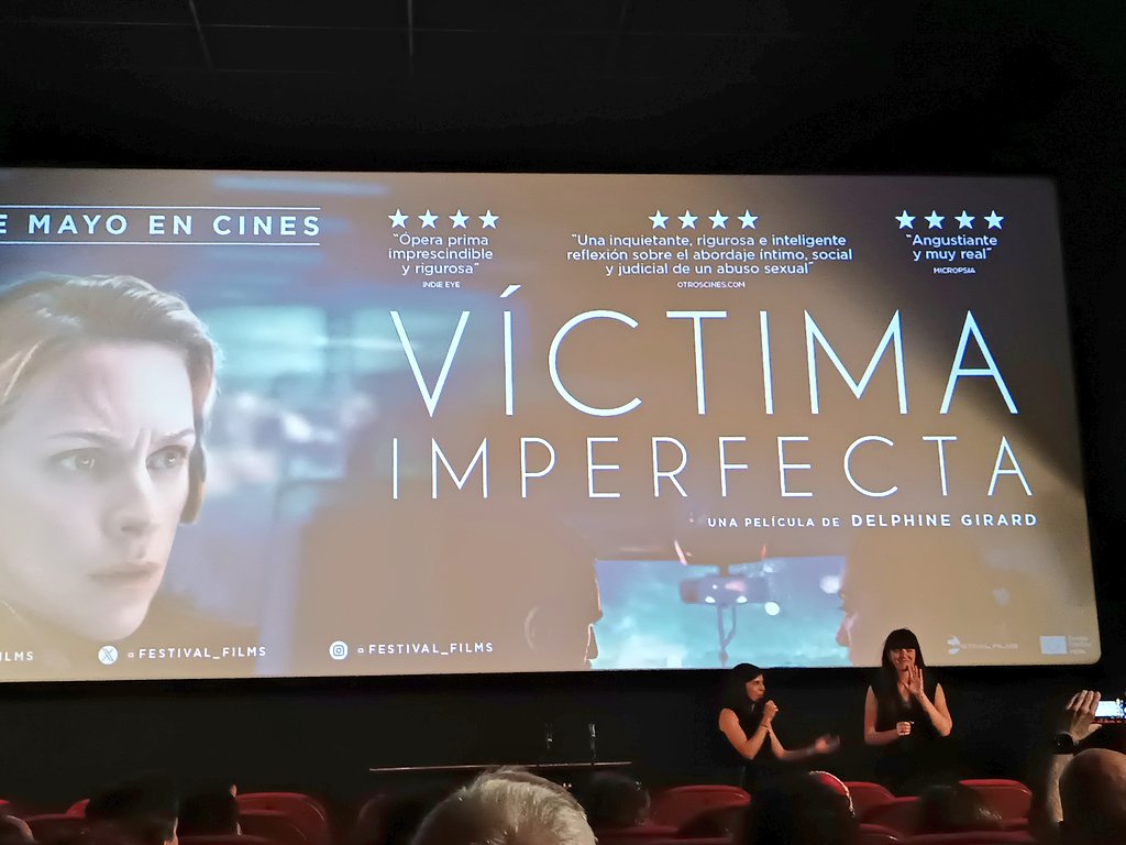 Preestreno de #víctimaImperfecta en los cines @GolemMadrid con su Directora Delphine Girard
